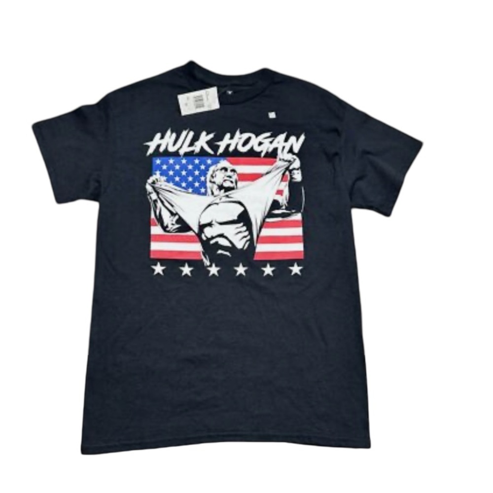 Ripple Junction Hulk Hogan WWE Legends Graphic Black Tee Shirt NWT Size 2X